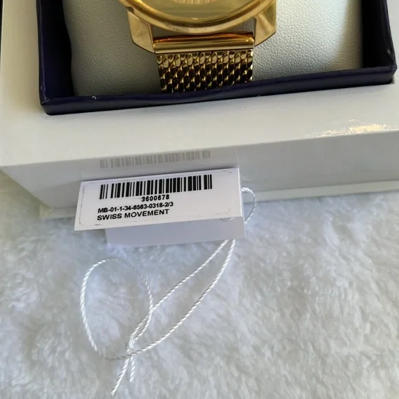 Movado BOLD Gold Mesh Bracelet Watch